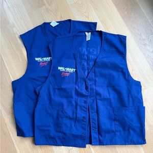 ❌SOLD❌ 2 Walmart greeter vests XL